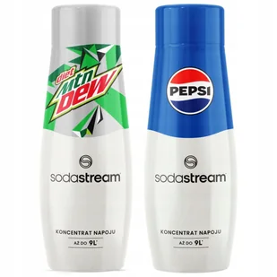 SODASTREAM Pepsi + Mountain Dew Diet zestaw syropów do saturatora 2 szt. - Syropy i koncentraty owocowe - miniaturka - grafika 1