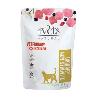 Karma dla kota 4VETS NATURAL Urinary Non-struvite 85 g - Mokra karma dla kotów - miniaturka - grafika 1