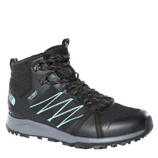 Damskie Buty THE NORTH FACE W LITEWAVE FASTPACK II MID WP NF0A47HFU3B1 – Czarny - Buty trekkingowe damskie - miniaturka - grafika 1