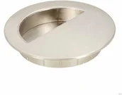 Zawiasy, okucia i inne akcesoria - Uchwyt meblowy wpuszczany 2151 Srebrny Szczotkowany - miniaturka - grafika 1