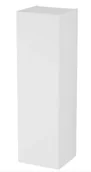 Szafki łazienkowe - Excellent Blanko szafka 110 cm wisząca słupek boczny biały połysk MLEX.6302.330.WH - miniaturka - grafika 1