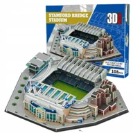 Puzzle - PUZZLE 3D STADION PIŁKARSKI CHELSEA FC Stamford Bridge DUŻY 108 elementów - miniaturka - grafika 1