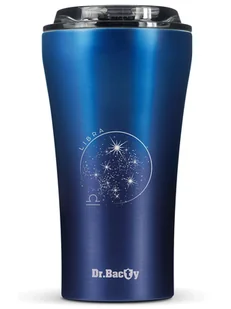 Kubek termiczny na kawę Dr.Bacty Apollo 2.0 - "Waga" - 360 ml - Monaco Blue - Kubki termiczne - miniaturka - grafika 1