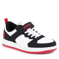 Buty dla chłopców - Sneakersy Hugo G29010 M Black 09B - miniaturka - grafika 1