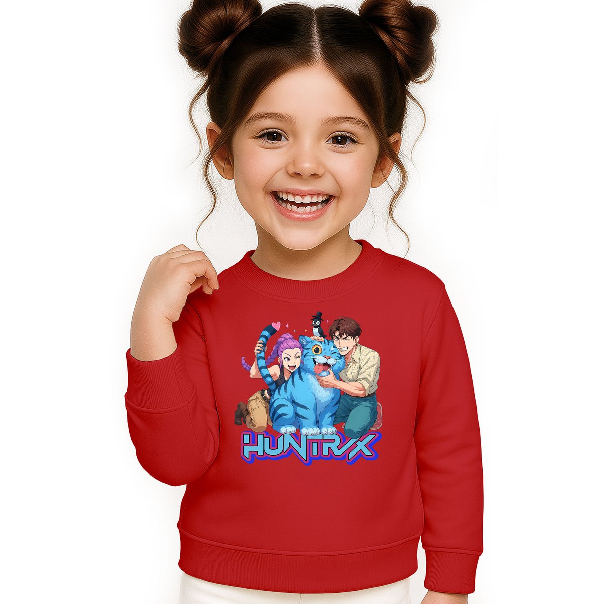 BLUZA DZIECIĘCA KPOP DEMON HUNTERS HUNTRIX 110-116 BAWEŁNIANA JAKOŚĆ