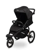 Wózki dziecięce - Caretero, wózek spacerowy lima deluxe black - miniaturka - grafika 1