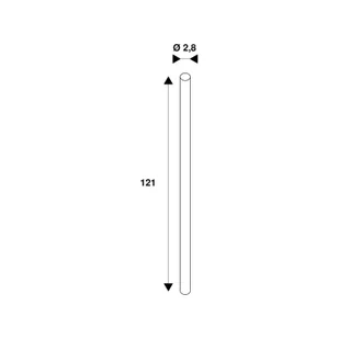 SLV Żarówka rurkowa LED V T8, G13, 16 W, długość 121 cm 4000 K - Żarówki LED - miniaturka - grafika 1