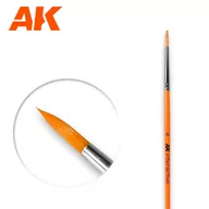Akcesoria i części modelarskie - Pędzel okrągły syntetyczny 6 AK Interactive AK 606 - miniaturka - grafika 1