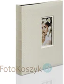 Albumy fotograficzne - Album wklejany Poldom Azaro Kremowy (tradycyjny 60 czarnych stron) - miniaturka - grafika 1