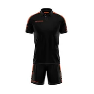 Zestawy męskiej odzieży sportowej - Givova, kit Play. wielokolorowa Schwarz/Orange Fluo M - miniaturka - grafika 1