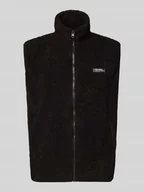 Kamizelki męskie - Kamizelka z polaru ze stójką i wpuszczanymi kieszeniami - miniaturka - grafika 1