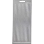 Podobrazia, bloki, papiery - Creativ Naklejki, srebrne, jeden rozmiar - miniaturka - grafika 1