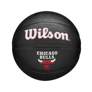 Piłka do koszykówki Wilson Team Tribute Chicago Bulls Mini Ball rozmiar 3 - Koszykówka - miniaturka - grafika 1