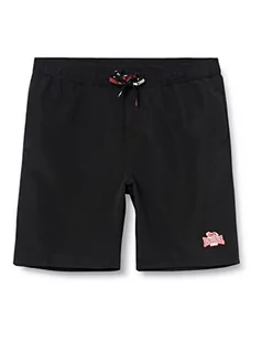 Lonsdale Męskie spodnie Dunbeath, czarne/białe/czerwone, 3XL - Spodenki męskie - miniaturka - grafika 1