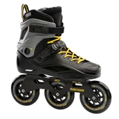 Rolki - Rollerblade RB 110 3WD Black/Saffron Yellow 2023 - miniaturka - grafika 1