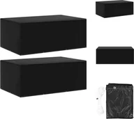 Pokrowce na meble ogrodowe - vidaXL Pokrowce na meble ogrodowe 2 szt. 7 oczek 225x143x90 cm - Pokrowce ochronne na meble ogrodowe - miniaturka - grafika 1