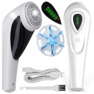 Golarka do ubrań Golarka ubrań tapicerki DUŻA MOCNA NOWOCZESNA swetrów 6 NOŻY BEZPRZEWODOWA - Golarki do ubrań - miniaturka - grafika 1