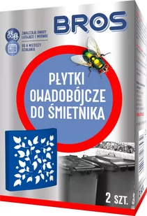 BROS Płytki Trutka Do Śmietnika Muchy Komary 2szt - Zwalczanie i odstraszanie szkodników - miniaturka - grafika 1