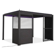 Kratki i pergole - Panel do pergoli PREMIUM 4m anthracite, regulowany - GUTROOF - miniaturka - grafika 1