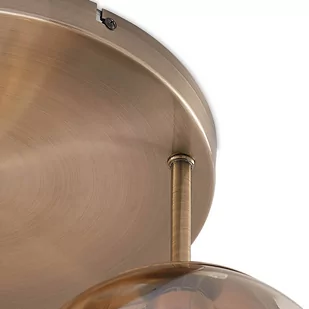 Lindby Teeja lampa sufitowa, 3 kule, bursztyn - Lampy sufitowe - miniaturka - grafika 3