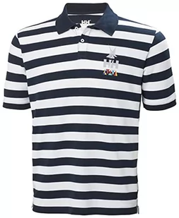 Helly Hansen Koster Polo L granatowy pasek - Paski - miniaturka - grafika 1
