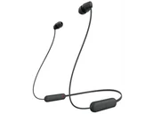 Telefony OUTLET - OUTLET Słuchawki bezprzewodowe SONY WI-C100 Czarny - miniaturka - grafika 1