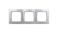 Klawisze i ramki - Ospel Karo srebrny ramka R-3S/43 R-3S/43 - miniaturka - grafika 1