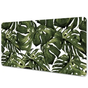 Mata ochronna na biurko Liść Monstera 90x45 cm - Podkładki na biurko - miniaturka - grafika 1