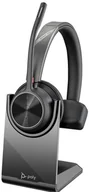 Akcesoria do telefonów stacjonarnych - Poly Voyager 4310 UC, V4310-M C bezprzewodowy zestaw słuchawkowy Bluetooth Mono z USB-C, z podstawką do ładowania, certyfikowany dla Microsoft Teams - miniaturka - grafika 1