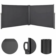 Markizy - Markiza tarasowa PRZECIWSŁONECZNA 600x200cm ogrodowa BOCZNA osłona przed UV - miniaturka - grafika 1