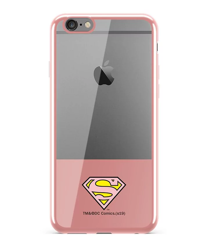 Etui DC dedykowane do Iphone 6 PLUS, wzór: Superman 007 Etui częściowo przeźroczyste, oryginalne i oficjalnie licencjonowane