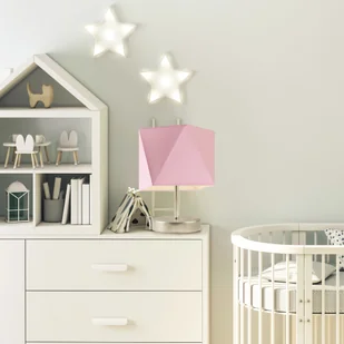 Różowa lampka nocna dla dzieci PASADENA - Lampy stojące - miniaturka - grafika 1