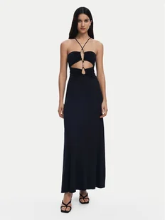 Desigual Sukienka letnia Montpellier 25SWVK55 Czarny Slim Fit - Sukienki - miniaturka - grafika 1