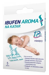 Polpharma Ibufen Aroma na katar x5 plastrów - Przeziębienie i grypa - miniaturka - grafika 1