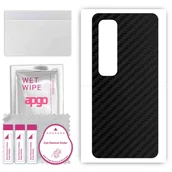 Szkła hartowane na telefon - Folia naklejka skórka strukturalna na TYŁ do Xiaomi Mi 10 Ultra - Carbon - apgo SKINS - miniaturka - grafika 1