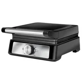 Gofrownice - Bardzo Mocna Gofrownica Mpm MGO-41/C Czarna Duża Moc! 1600W - miniaturka - grafika 1