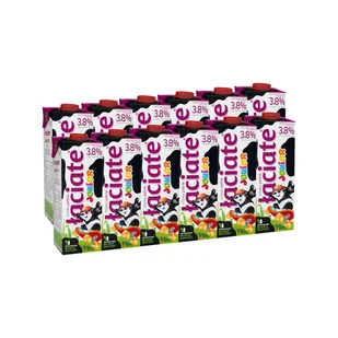 12x Mleko UHT 3,8% ŁACIATE Junior 1 l - Szybkie dania obiadowe - miniaturka - grafika 1