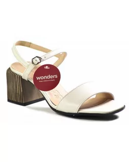 Sandały damskie - SANDAŁY WONDERS - F-7601 - Wonders - grafika 1