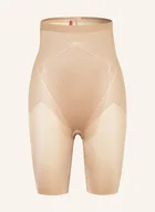 Spodenki damskie - Spanx Szorty Modelujące Thinstincts 2.0 High-Waisted Mid-Thigh beige - miniaturka - grafika 1