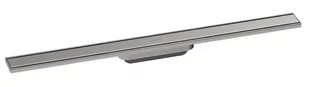 Hansgrohe RainDrain Original - Odpływ liniowy 90 cm, z rusztem, stal nierdzewna szczotkowana 56199800 - Odpływy liniowe - miniaturka - grafika 1
