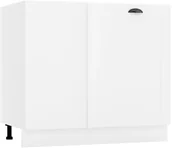 Szafki kuchenne - Szafka kuchenna narożna 90 ADELE DNP P/L biała mat STOLKAR - miniaturka - grafika 1
