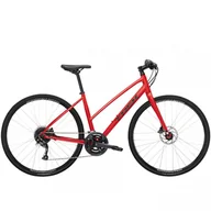 Rowery - Trek FX 2 Disc 2023 Damski Satin Viper Red S - miniaturka - grafika 1