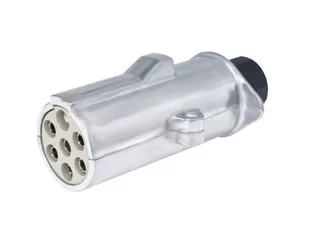 Wtyczka przyczepy 7 PIN, 24V, typ S, aluminiowa - Akcesoria do przyczep i kamperów - miniaturka - grafika 1
