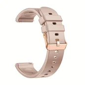 Inne - TEMU Silikonowe paski o grubości 18 mm z stalowym push-buttonem do zegarków Pro 42 mm, /5 41 mm, do zegarków Garmin 3S/Active S/ 2S/ Smartwatch - miniaturka - grafika 1