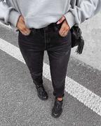 Spodnie damskie - Spodnie damskie jeansowe OLAVOGA Lastro 2023 czerń XS - Fashionplace - miniaturka - grafika 1
