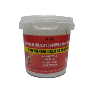 Uniwersalna szpachlówka budowlana z włóknem celulozowym 0,25 kg - Gipsy i gładzie gipsowe - miniaturka - grafika 1