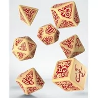 Akcesoria do gier planszowych - Q-Workshop QWOCTX1N Call Cthulhu: Masks of Nyarlathotep Dice Set (7), wielokolorowy QWOCTX1N - miniaturka - grafika 1