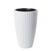 Donice - Donica wysoka Mika Slim śr.30 cm biała Form-Plastic - miniaturka - grafika 1