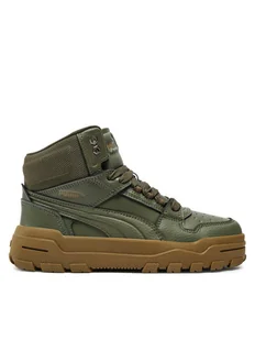 Puma Sneakersy Rebound Abrupt Jr 398874 03 Zielony - Buty dla chłopców - miniaturka - grafika 1