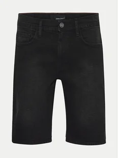 Blend Szorty jeansowe 20716686 Czarny Slim Fit - Spodenki męskie - miniaturka - grafika 1
